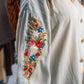 Sky Blue Embroidered Shirt