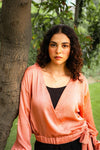 Pink Wrap Top