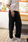 Black Ease Loose-Fit Trousers