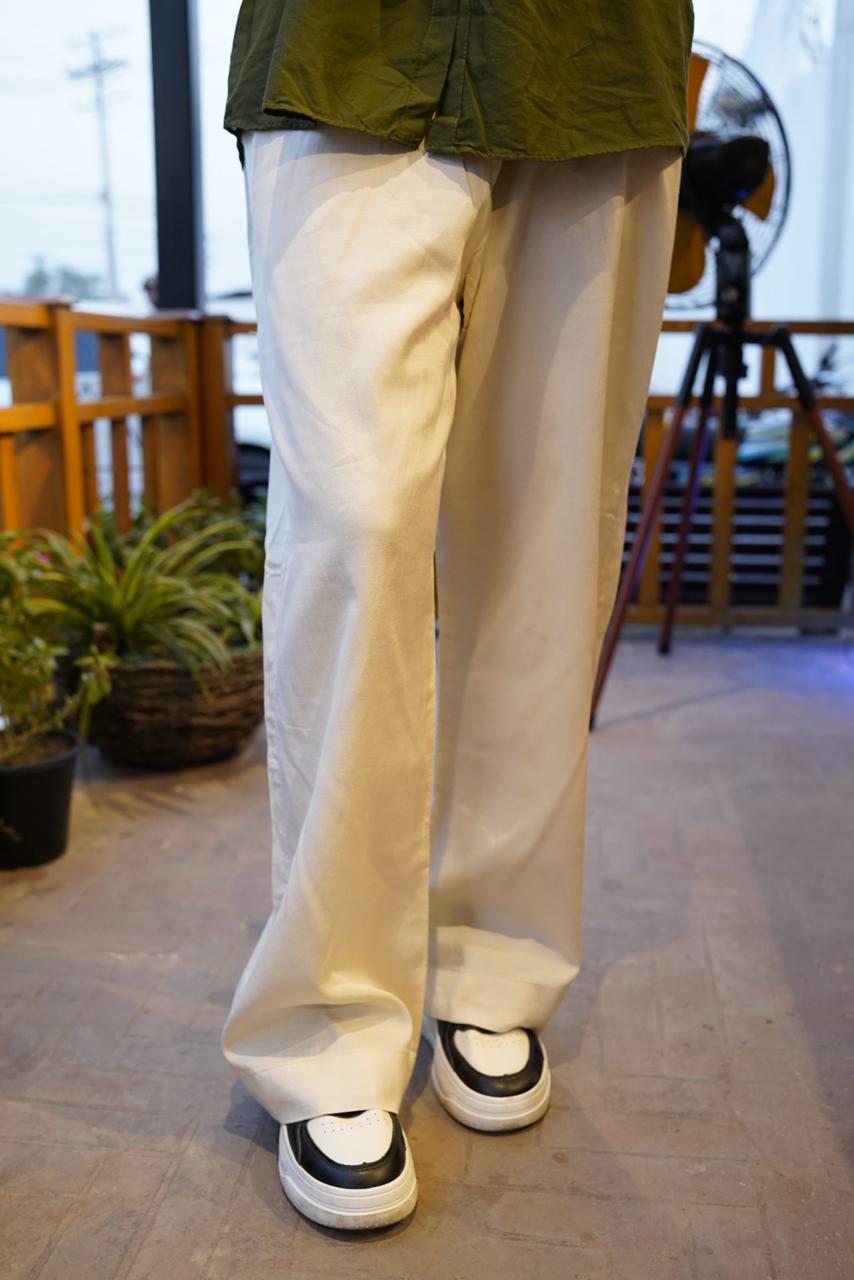 Dune Gloss Loose-Fit Pants
