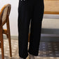 Black Ease Loose-Fit Trousers