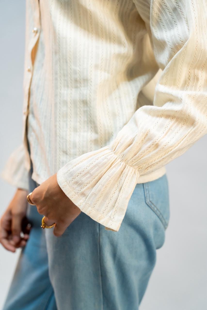 Off White Classic Button Down