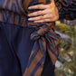 Navy Blue Loose-Fit Pants