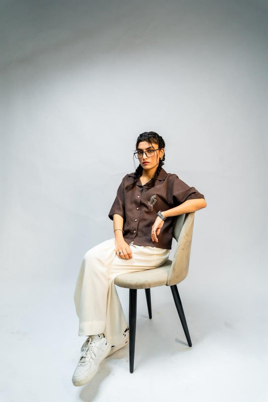Brown Button Down