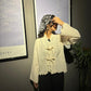 Ivory Lace Tie Up Top