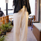 Sand Muse Loose-Fit Trousers