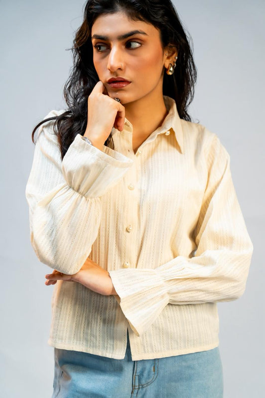 Off White Classic Button Down