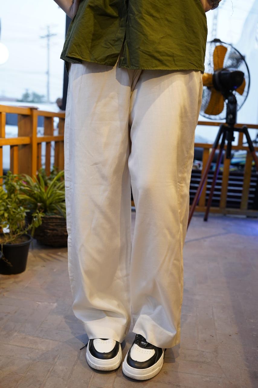 Dune Gloss Loose-Fit Pants