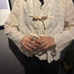 Ivory Lace Tie Up Top
